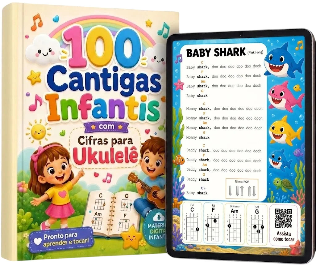 Plano Básico, 100 cantigas infantis em cifras para ukulele